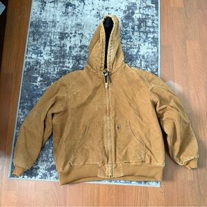 Carhartt Brown Hooded Jacket